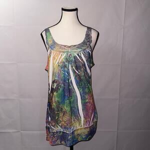 Simply irresistible floral tank top women’s size medium